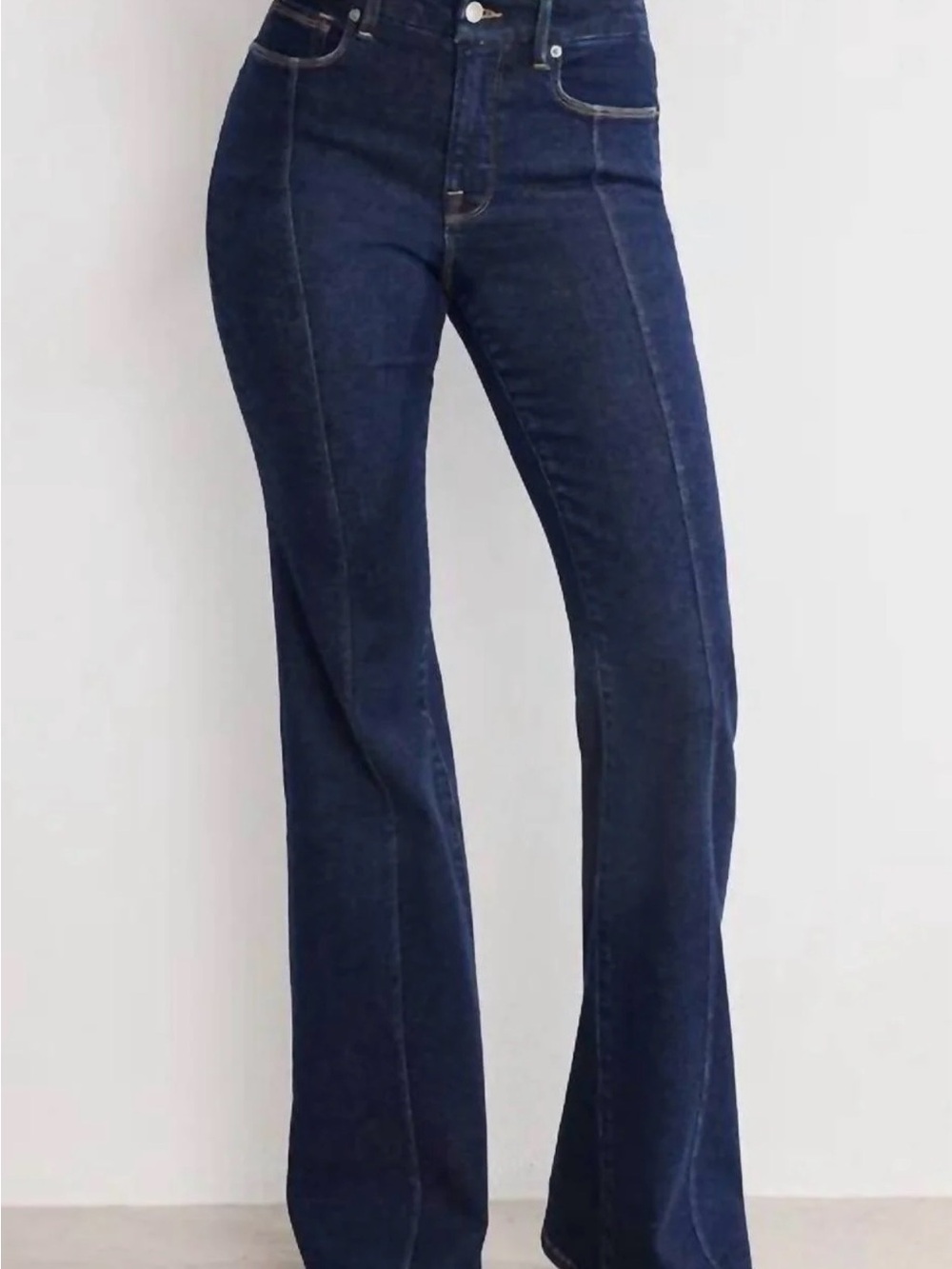Good American Women’s Good Petite Flare Jeans Indigo 6P